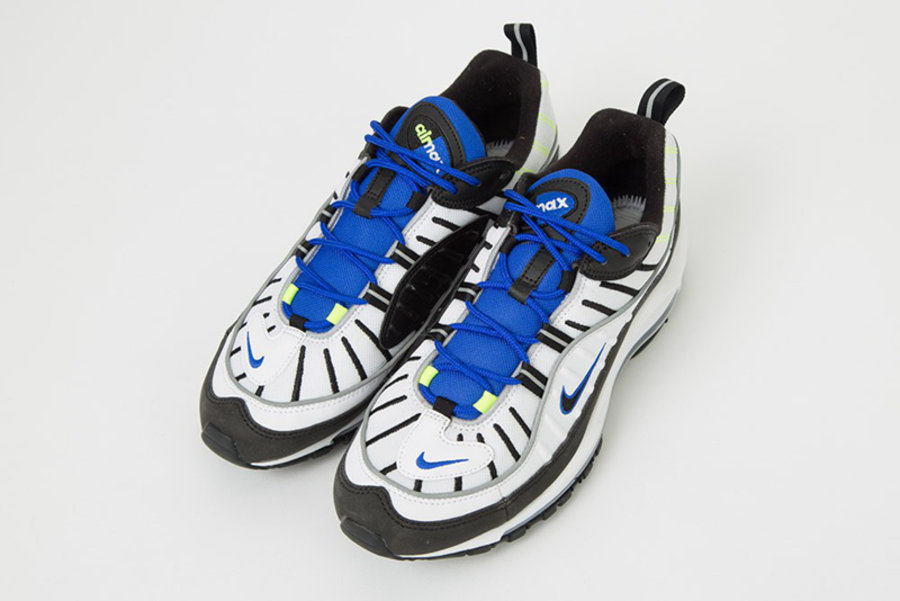 Nike,Air Max 98,640744-103 纯正复古运动风!Nike Air Max 98 “Racer Blue” 实物图 Nike,Air Max 98,640744-103 纯正复古运动风!Nike Air Max 98 “Racer Blue” 实物图