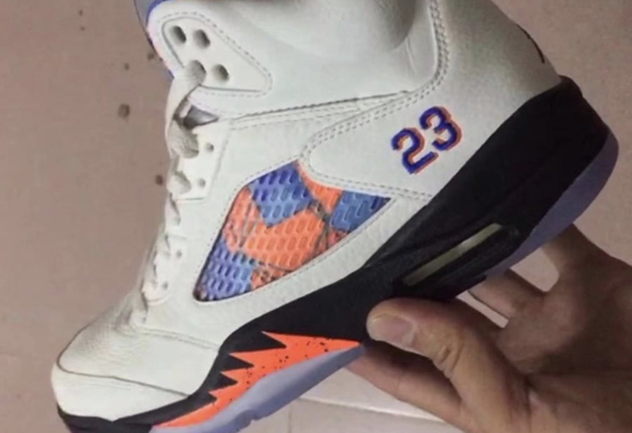 AJ5,Air Jordan 5,136027-148 蓝橙尼克斯主题!Air Jordan 5 “Orange Peel” 九月正式发售 AJ5,Air Jordan 5,136027-148 蓝橙尼克斯主题!Air Jordan 5 “Orange Peel” 九月正式发售