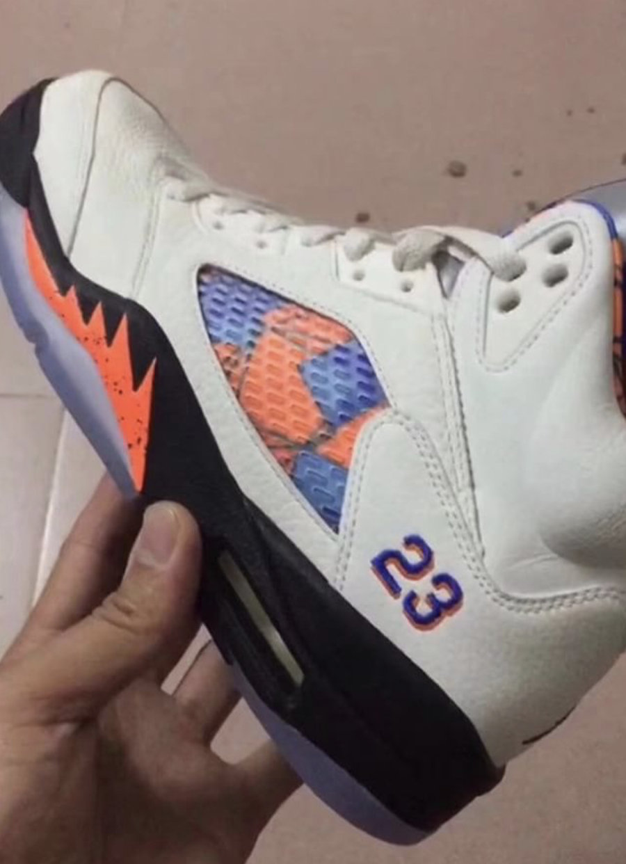 AJ5,Air Jordan 5,136027-148 蓝橙尼克斯主题!Air Jordan 5 “Orange Peel” 九月正式发售 AJ5,Air Jordan 5,136027-148 蓝橙尼克斯主题!Air Jordan 5 “Orange Peel” 九月正式发售