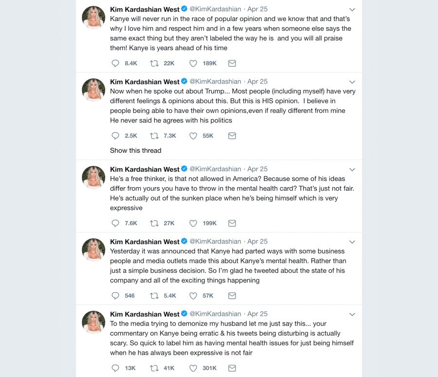 Kanye West 圈中好友纷纷取关,侃爷最近遭遇 “掉粉危机”! Kanye West 圈中好友纷纷取关,侃爷最近遭遇 “掉粉危机”!