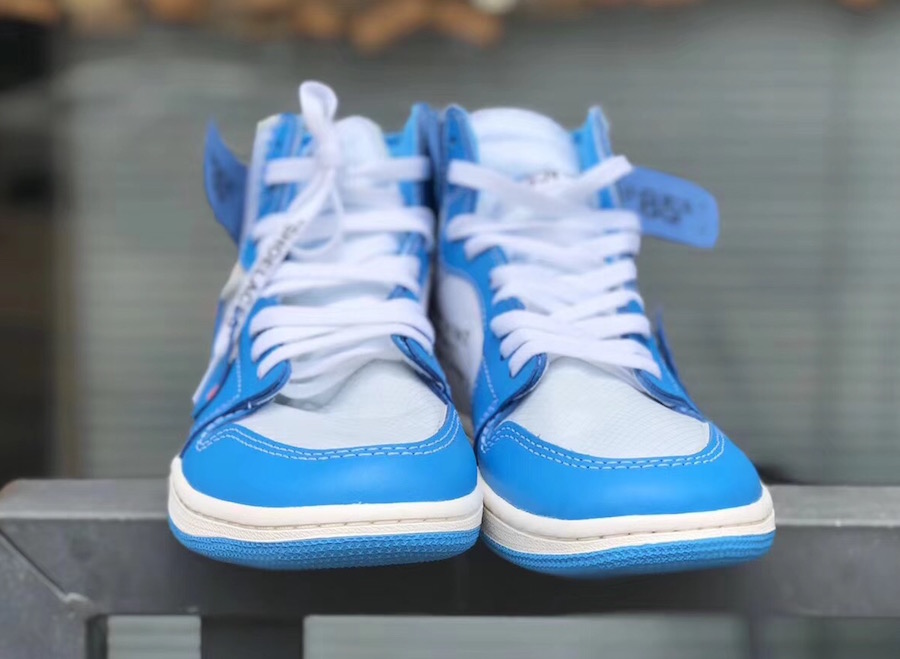 AQ0818-148,AJ1,Air Jordan 1 AQ0818-148 鞋身细节首次曝光!北卡 OFF-WHITE x AJ1 新图亮相 AQ0818-148,AJ1,Air Jordan 1 AQ0818-148 鞋身细节首次曝光!北卡 OFF-WHITE x AJ1 新图亮相