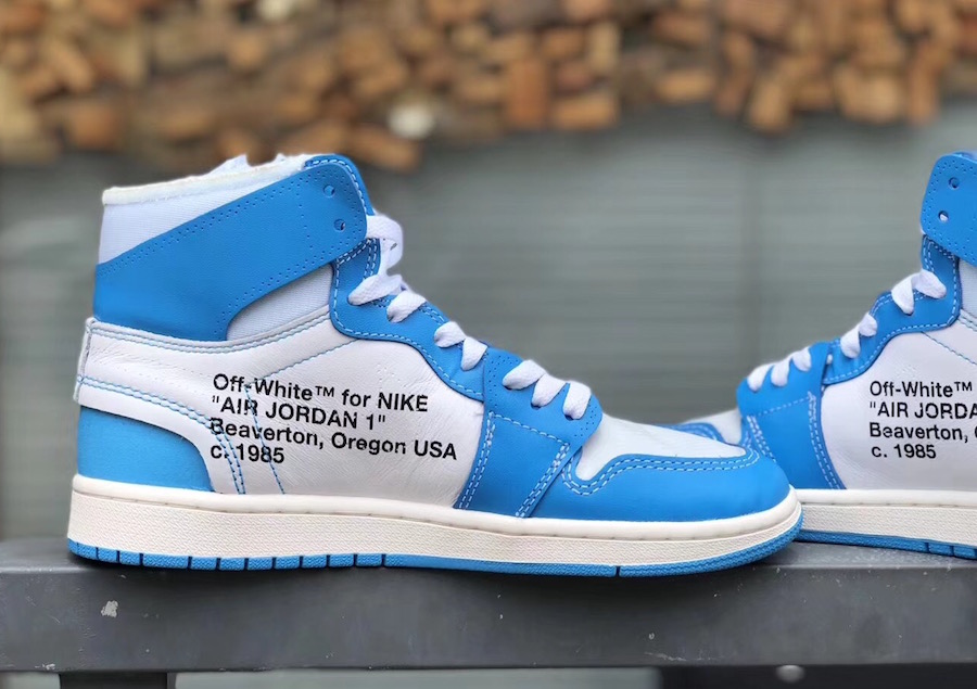 AQ0818-148,AJ1,Air Jordan 1 AQ0818-148 鞋身细节首次曝光!北卡 OFF-WHITE x AJ1 新图亮相 AQ0818-148,AJ1,Air Jordan 1 AQ0818-148 鞋身细节首次曝光!北卡 OFF-WHITE x AJ1 新图亮相