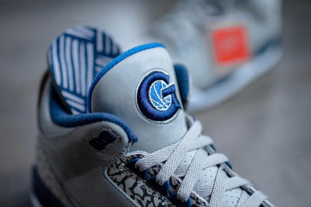 AJ3,Air Jordan 3 乔治城大学专属!AJ3 “Georgetown Hoyas” PE 美图欣赏 AJ3,Air Jordan 3 乔治城大学专属!AJ3 “Georgetown Hoyas” PE 美图欣赏