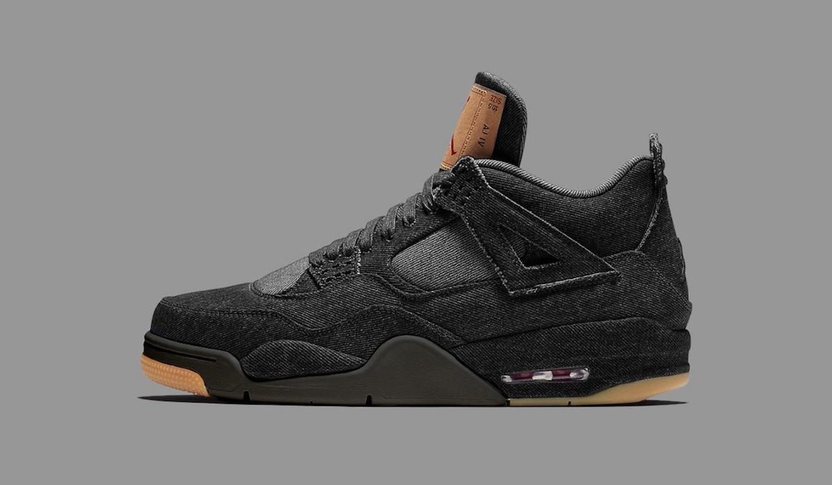 AO2571-001,Levis,AJ4,Air Jorda AO2571-001 AJ4 黑色版 Levis x Air Jordan 4 实物终于曝光!下月发售 AO2571-001,Levis,AJ4,Air Jorda AO2571-001 AJ4 黑色版 Levis x Air Jordan 4 实物终于曝光!下月发售