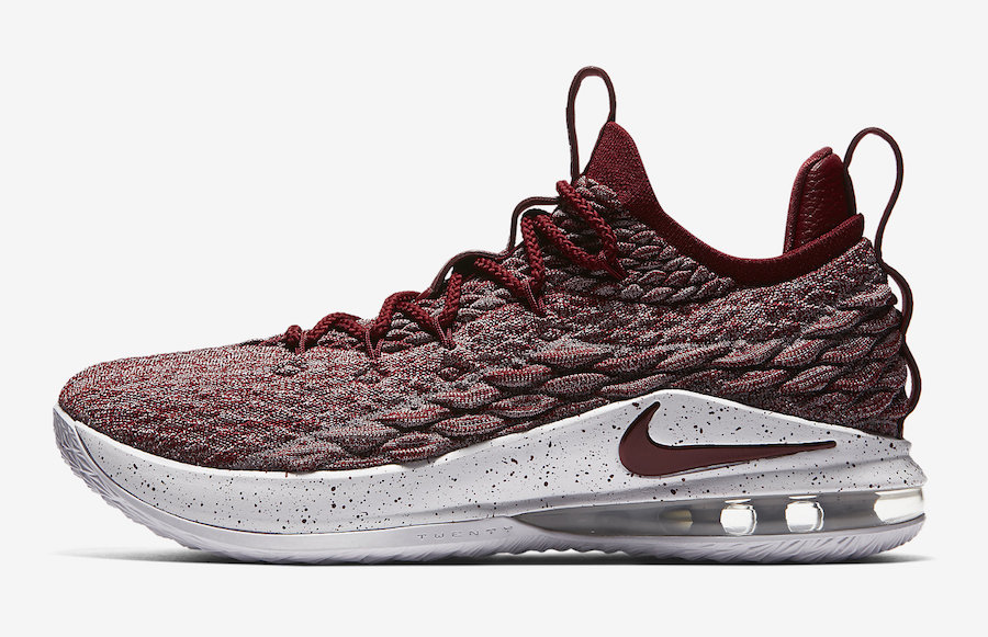 Nike,LeBron 15,LeBron 15 Low,A 代表克利夫兰的深红!全新配色 LeBron 15 Low 本周发售 Nike,LeBron 15,LeBron 15 Low,A 代表克利夫兰的深红!全新配色 LeBron 15 Low 本周发售