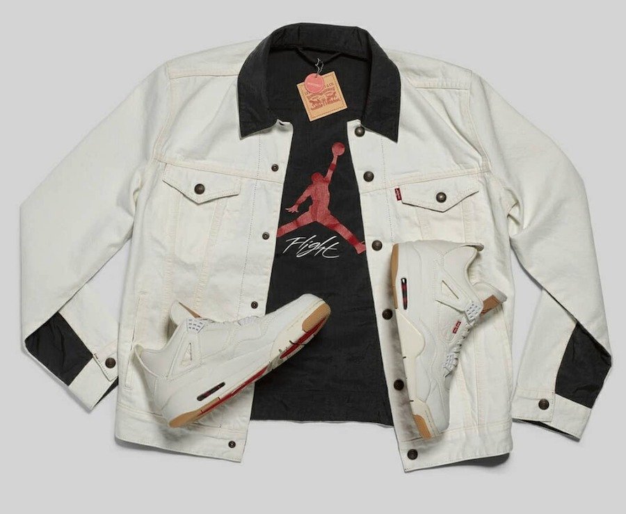 AJ4,Air Jordan 4,发售,Levis 发售日期确定!两双 Levis x Air Jordan 4 官图释出! AJ4,Air Jordan 4,发售,Levis 发售日期确定!两双 Levis x Air Jordan 4 官图释出!