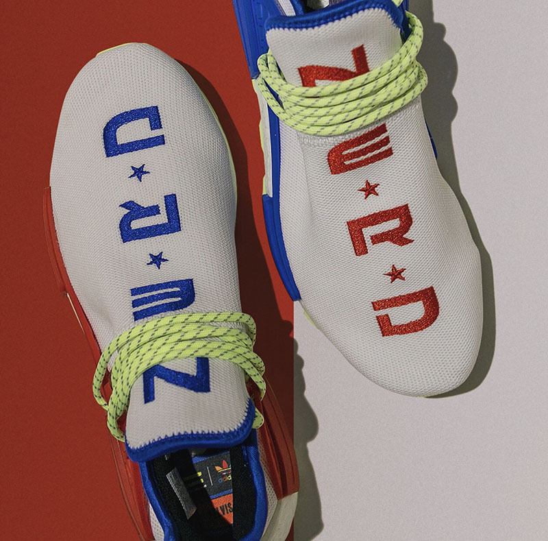 发售,N.E.R.D,adidas NMD Hu 天价鞋款迎来鸳鸯配色!N.E.R.D x adidas NMD Hu 实物细节曝光 发售,N.E.R.D,adidas NMD Hu 天价鞋款迎来鸳鸯配色!N.E.R.D x adidas NMD Hu 实物细节曝光