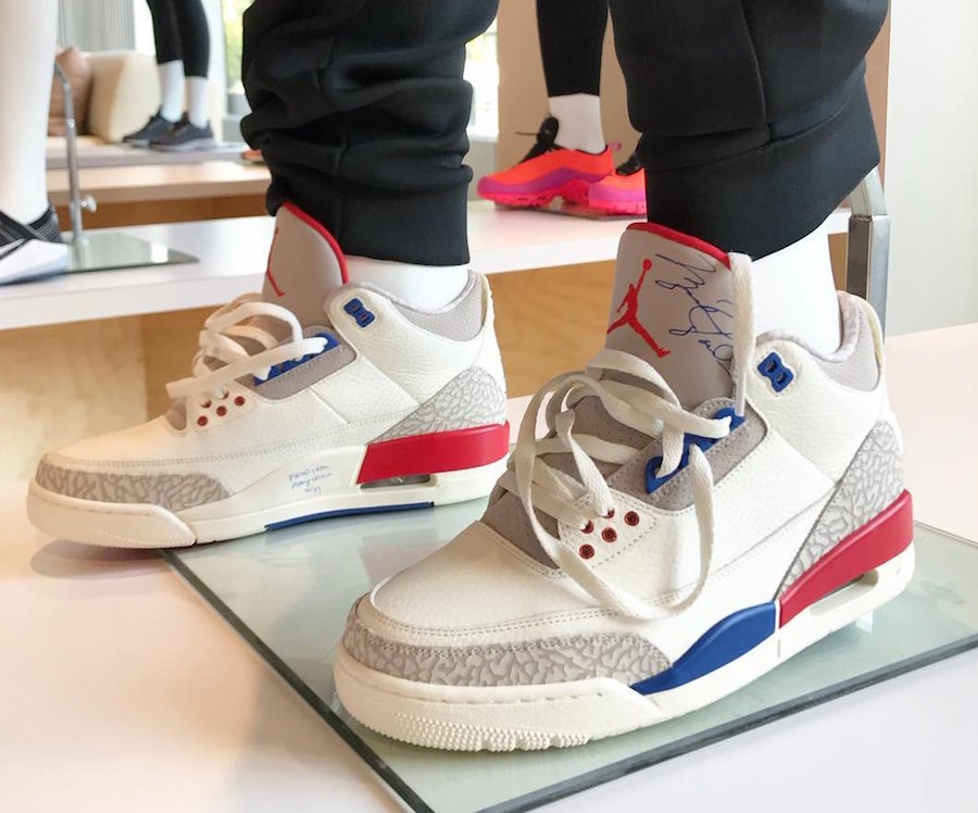 136064-140,AJ3,Air Jordan 3,发售 136064-140 AJ3 带有 MJ 签名!美国队配色 Air Jordan 3 要来了! 136064-140,AJ3,Air Jordan 3,发售 136064-140 AJ3 带有 MJ 签名!美国队配色 Air Jordan 3 要来了!