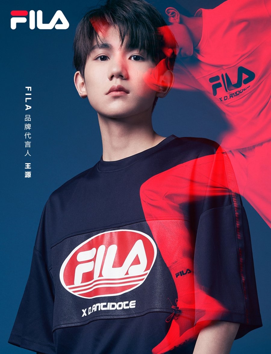 FILA,明星 新生代偶像联手百年运动品牌!王源成为 FILA 全新品牌代言人 FILA,明星 新生代偶像联手百年运动品牌!王源成为 FILA 全新品牌代言人