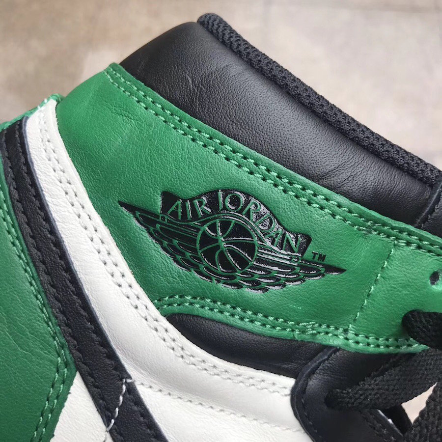 AJ1,Air Jordan 1,555088-302 九月正式发售!黑绿脚趾 Air Jordan 1 细节图首次曝光 AJ1,Air Jordan 1,555088-302 九月正式发售!黑绿脚趾 Air Jordan 1 细节图首次曝光