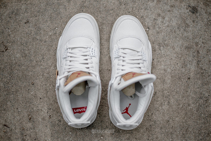 AO2571-100,AJ4,Air Jordan 4,发售 AO2571-100 白得让人不敢穿!Levis x Air Jordan 4 白单宁配色月底发售! AO2571-100,AJ4,Air Jordan 4,发售 AO2571-100 白得让人不敢穿!Levis x Air Jordan 4 白单宁配色月底发售!