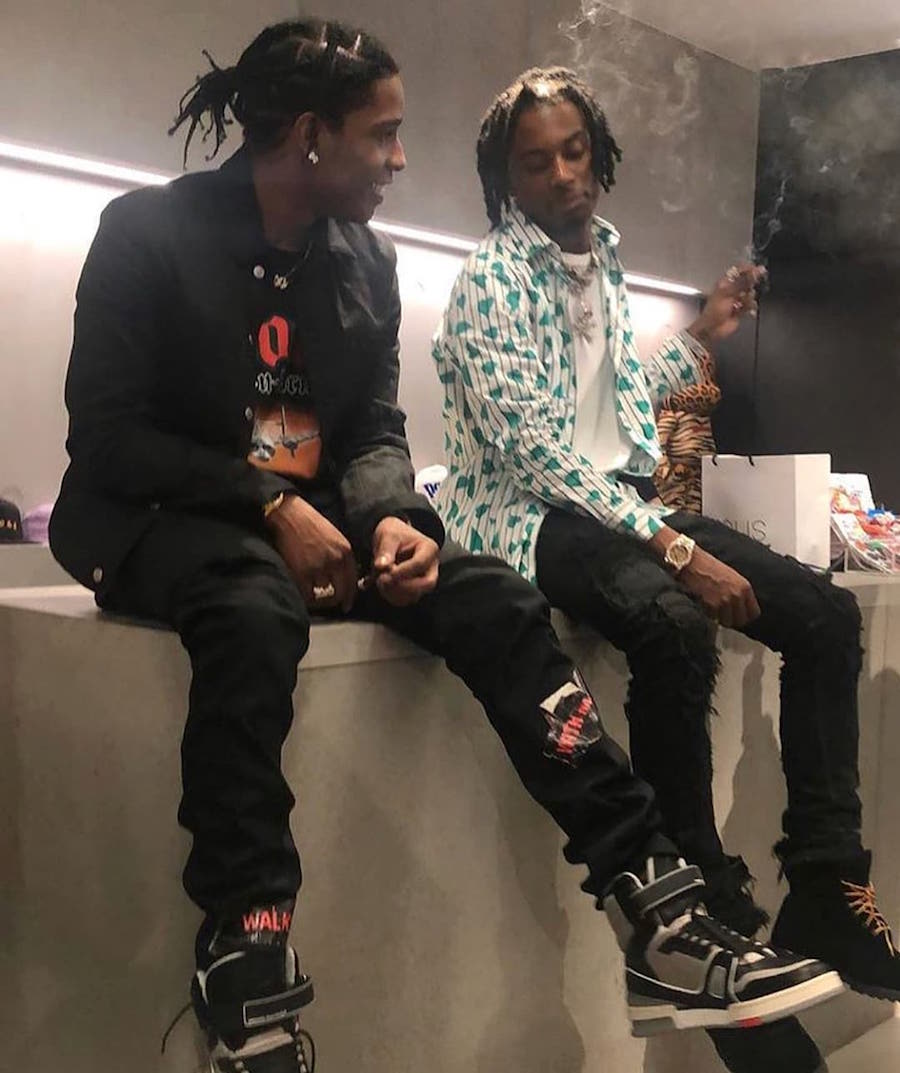Virgil Abloh,Louis Vuitton A$AP Rocky 提前上脚!Virgil Abloh 设计首双 LV 鞋款曝光 Virgil Abloh,Louis Vuitton A$AP Rocky 提前上脚!Virgil Abloh 设计首双 LV 鞋款曝光