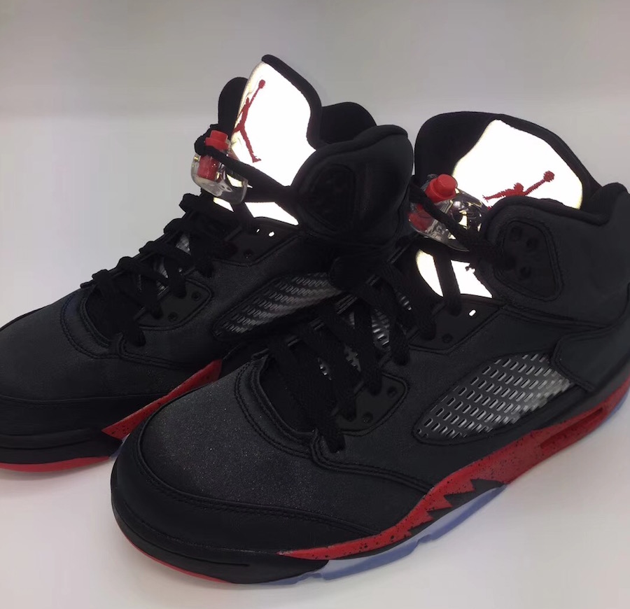 AJ5,Air Jordan 5,136027-006 再出丝绸鞋面!黑红全新 Air Jordan 5 Satin 年底发售! AJ5,Air Jordan 5,136027-006 再出丝绸鞋面!黑红全新 Air Jordan 5 Satin 年底发售!