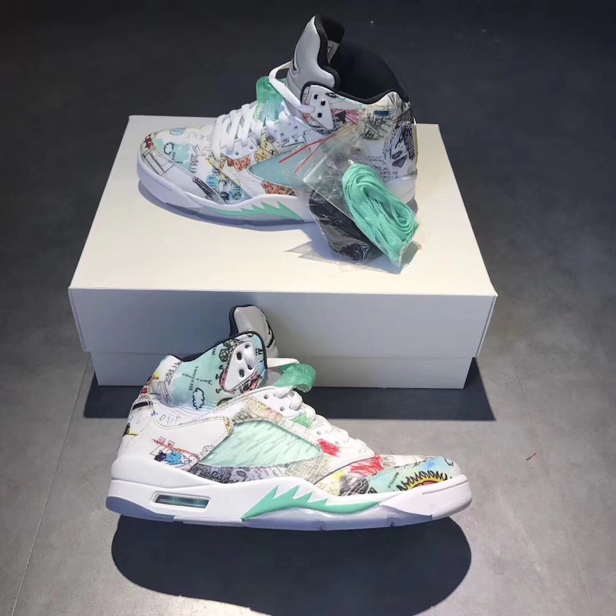 AJ5,Air Jordan 5,AV2405-900,发售 超浮夸涂鸦配色!全新 Air Jordan 5 “Wings” 实物细节曝光 AJ5,Air Jordan 5,AV2405-900,发售 超浮夸涂鸦配色!全新 Air Jordan 5 “Wings” 实物细节曝光
