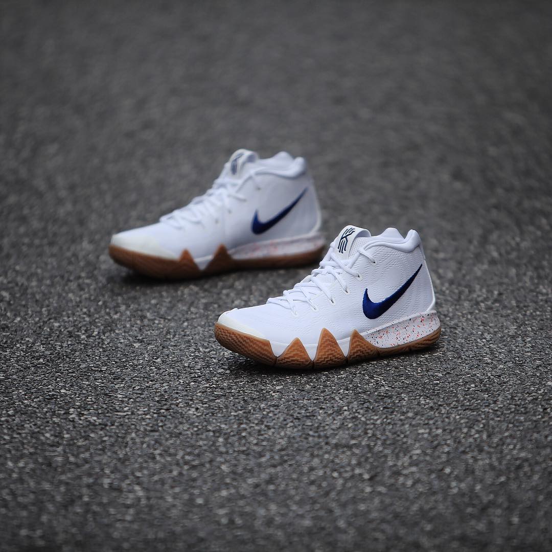 Nike,Kyrie 4,943806-100,发售 德鲁大叔专属配色!Kyrie 4 “Uncle Drew” 实物欣赏! Nike,Kyrie 4,943806-100,发售 德鲁大叔专属配色!Kyrie 4 “Uncle Drew” 实物欣赏!