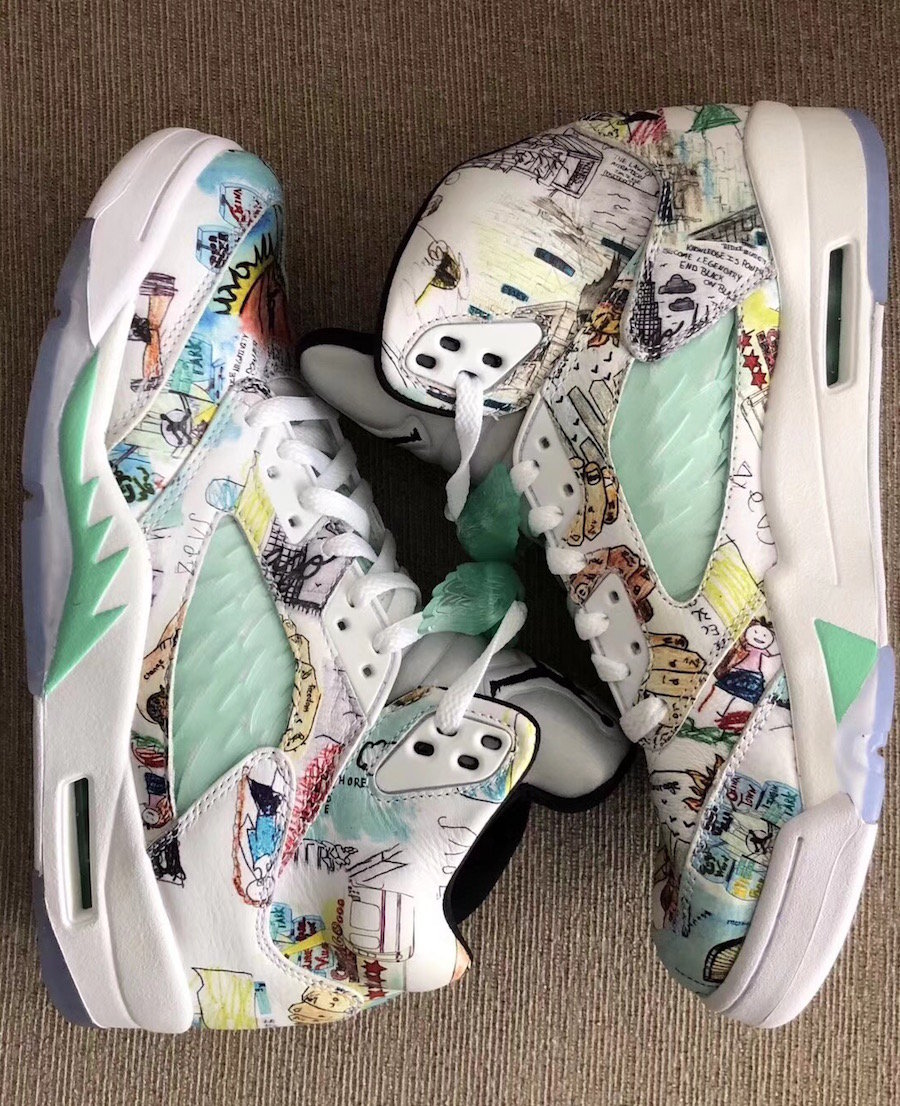 AJ5,Air Jordan 5,AV2405-900 翅膀细节更加明显!浮夸 Air Jordan 5 “Wings” 更多实物图曝光 AJ5,Air Jordan 5,AV2405-900 翅膀细节更加明显!浮夸 Air Jordan 5 “Wings” 更多实物图曝光