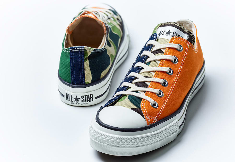 Converse,Chuck Taylor All-Star 炸街迷彩拼接! Converse 联手日本潮店重塑经典鞋型 Converse,Chuck Taylor All-Star 炸街迷彩拼接! Converse 联手日本潮店重塑经典鞋型