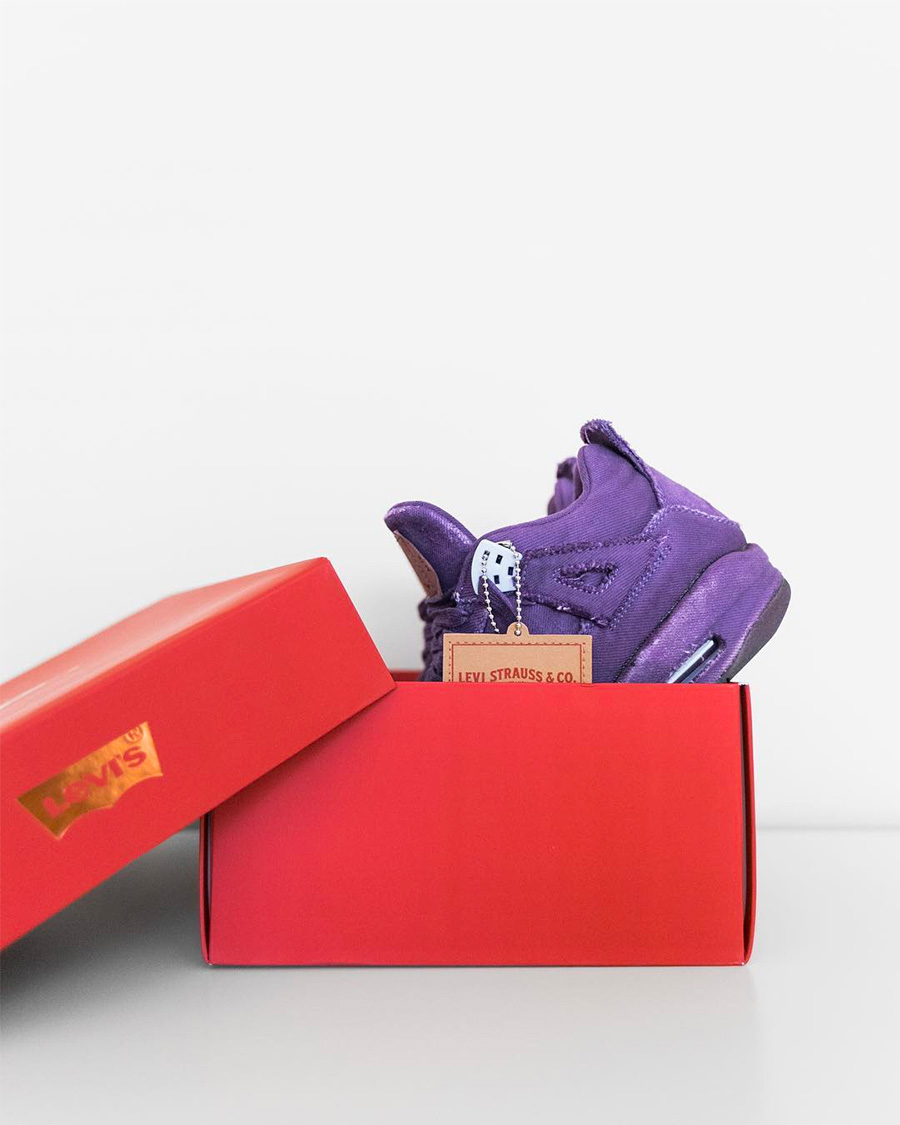 Levis,AJ4,Air Jordan 4 骚紫色的 Levis x Air Jordan 4!你恐怕还没有见过吧! Levis,AJ4,Air Jordan 4 骚紫色的 Levis x Air Jordan 4!你恐怕还没有见过吧!