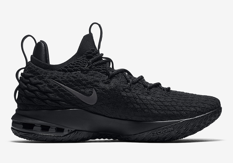Nike,LeBron 15 Low,AO1755-004, 黑武士配色!低帮 LeBron 15 Low 下月发售 Nike,LeBron 15 Low,AO1755-004, 黑武士配色!低帮 LeBron 15 Low 下月发售