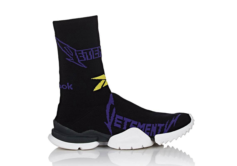 Reebok,Vetements,Sock Runner,发 摇滚字体风格! Vetements 再度联手 Reebok 推出 Sock Runner 鞋款 Reebok,Vetements,Sock Runner,发 摇滚字体风格! Vetements 再度联手 Reebok 推出 Sock Runner 鞋款