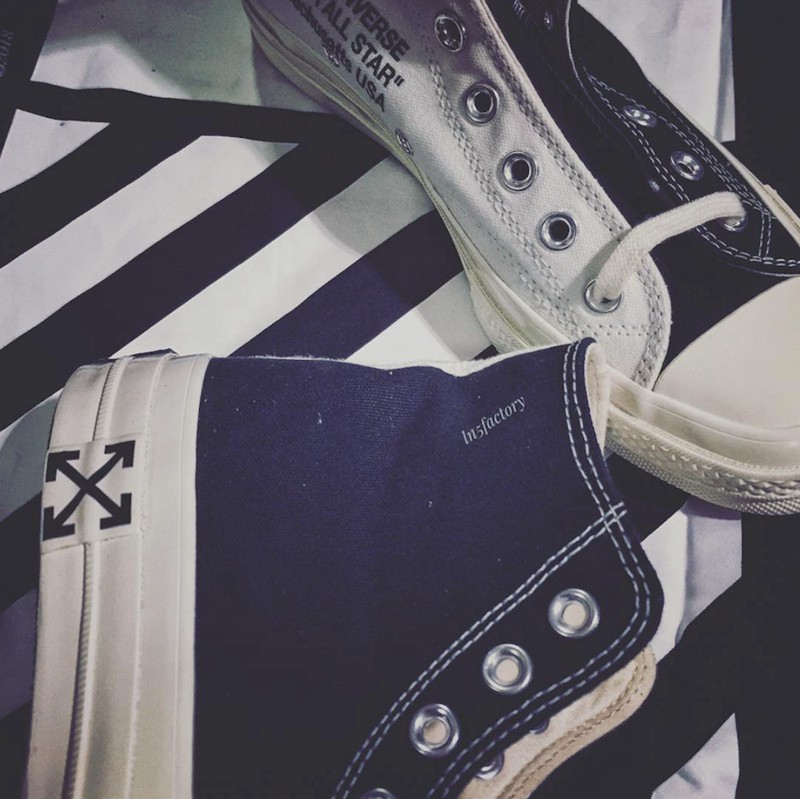 Converse,OFF-WHITE,Virgil Ablo 爆款预订?!新款 OFF-WHITE x Converse Chuck 70 谍照曝光 Converse,OFF-WHITE,Virgil Ablo 爆款预订?!新款 OFF-WHITE x Converse Chuck 70 谍照曝光