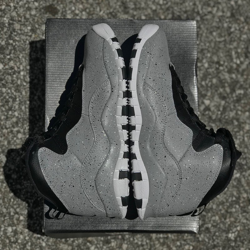 Nike,Air Jordan 10,310805-062, 水泥泼墨!Air Jordan 10 “Cement” 最新实物图曝光 Nike,Air Jordan 10,310805-062, 水泥泼墨!Air Jordan 10 “Cement” 最新实物图曝光