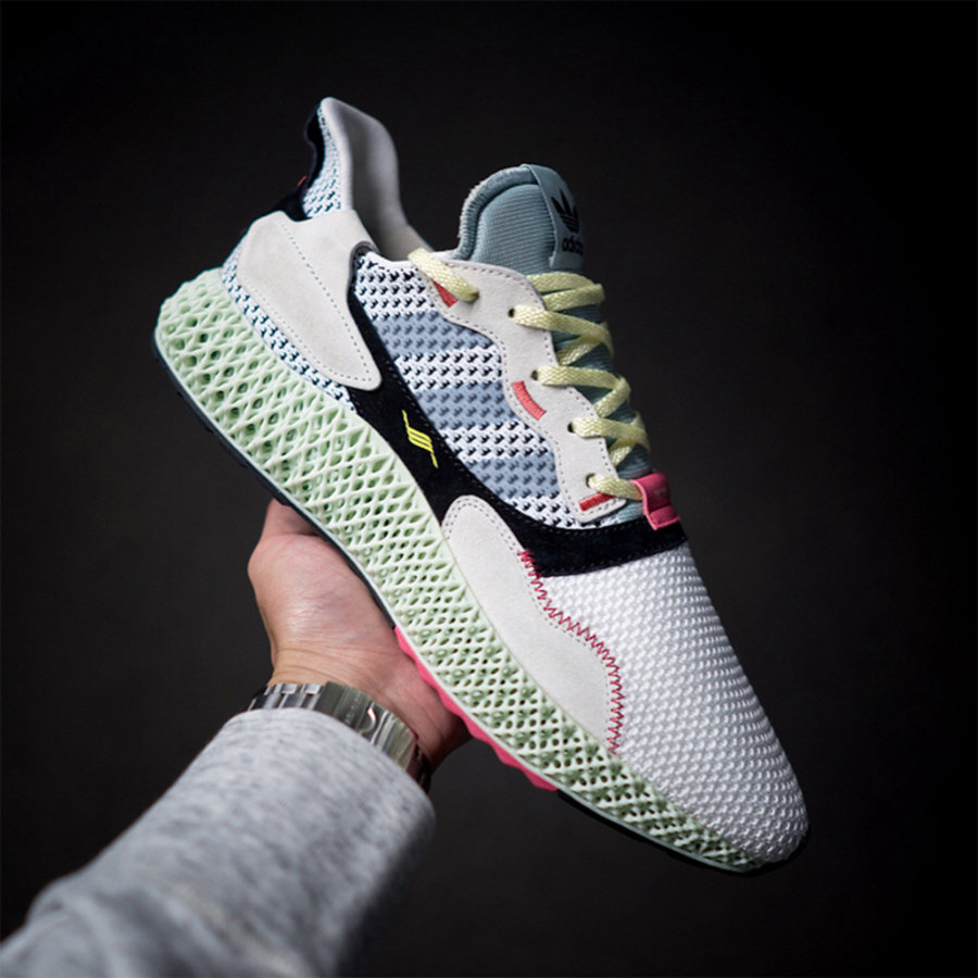 adidas,ZX 4000 4D,发售,开箱 两款配色登场!adidas ZX 4000 4D 最新细节图赏 adidas,ZX 4000 4D,发售,开箱 两款配色登场!adidas ZX 4000 4D 最新细节图赏