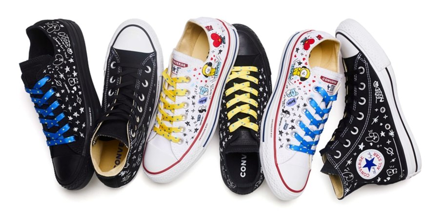 Converse,Chuck Taylor All Star LINE FRIENDS 给你可爱暴击!Converse x BT21 系列月底开售 Converse,Chuck Taylor All Star LINE FRIENDS 给你可爱暴击!Converse x BT21 系列月底开售