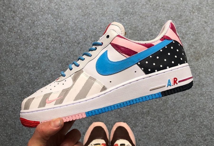 球鞋定制,Parra,Air Force OW x AJ1、老爹鞋纷纷效仿!近期热门的 Parra 风格定制欣赏 球鞋定制,Parra,Air Force OW x AJ1、老爹鞋纷纷效仿!近期热门的 Parra 风格定制欣赏