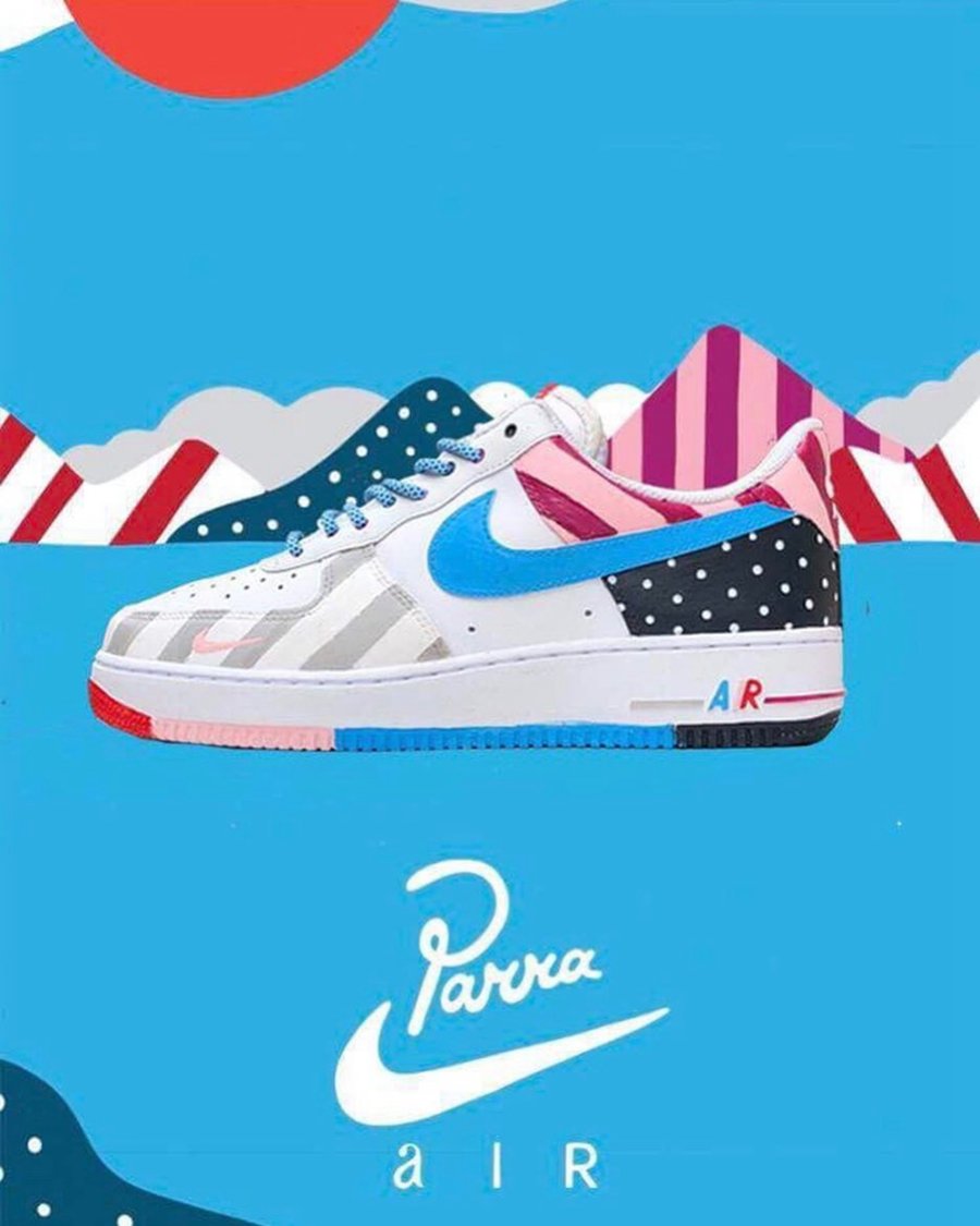 球鞋定制,Parra,Air Force OW x AJ1、老爹鞋纷纷效仿!近期热门的 Parra 风格定制欣赏 球鞋定制,Parra,Air Force OW x AJ1、老爹鞋纷纷效仿!近期热门的 Parra 风格定制欣赏