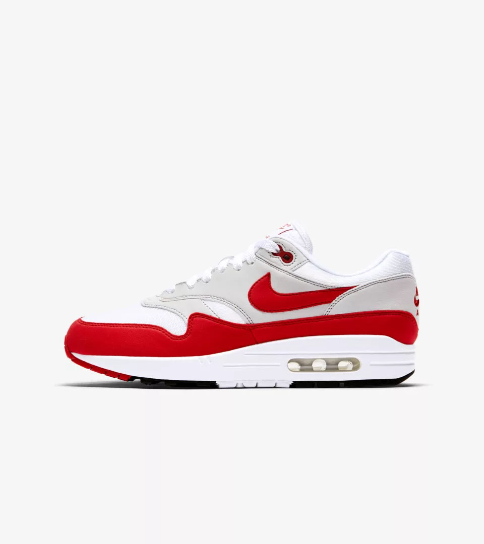 发售,Nike,Air Max 1,Anniversary, 元祖配色回归!白红 Nike Air Max 1 “Anniversary” 本周即将发售 发售,Nike,Air Max 1,Anniversary, 元祖配色回归!白红 Nike Air Max 1 “Anniversary” 本周即将发售