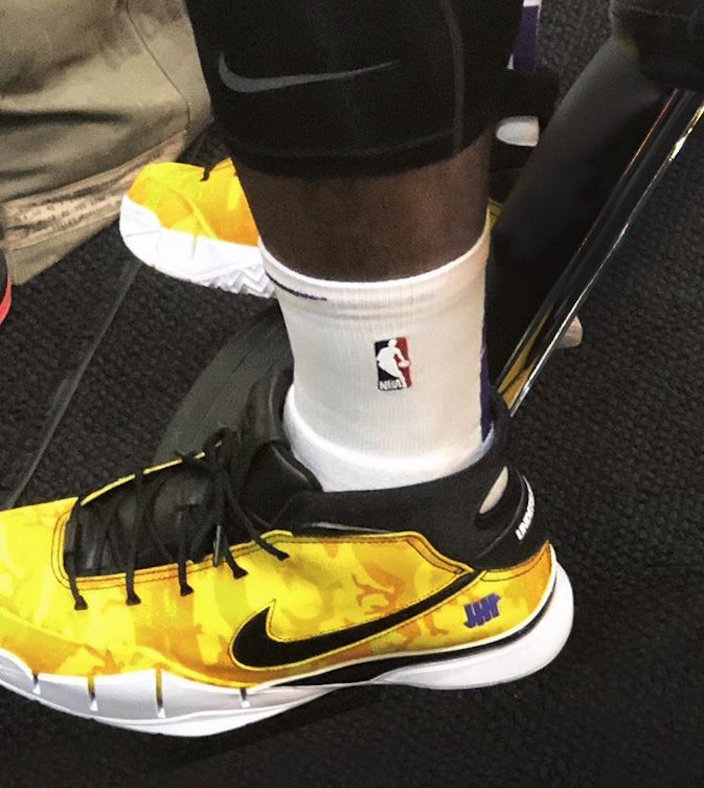 UNDEFEATED,Nike,Kobe 1,Protro, 勒布朗上脚的 UNDFTD 科比联名再曝新图!看看其他球星的上脚风采 UNDEFEATED,Nike,Kobe 1,Protro, 勒布朗上脚的 UNDFTD 科比联名再曝新图!看看其他球星的上脚风采