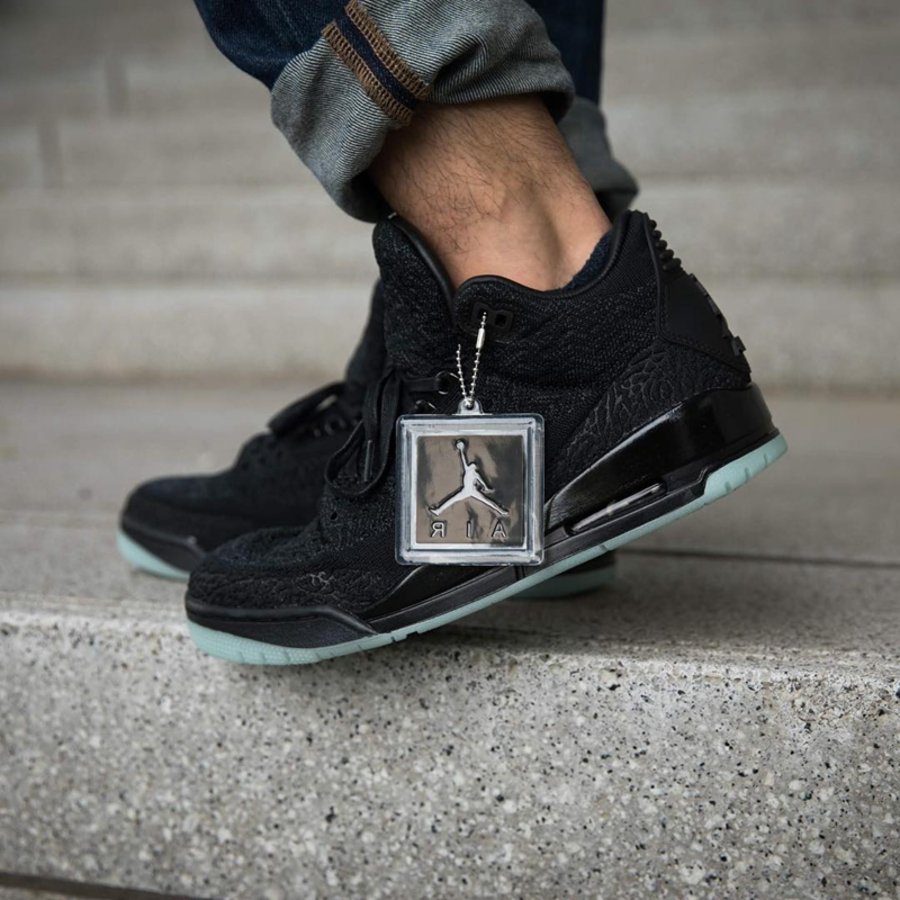 发售,AJ3,Air Jordan 3 Flyknit,AQ 上脚美图抢先看!酷黑 Air Jordan 3 Flyknit 下周即将发售 发售,AJ3,Air Jordan 3 Flyknit,AQ 上脚美图抢先看!酷黑 Air Jordan 3 Flyknit 下周即将发售