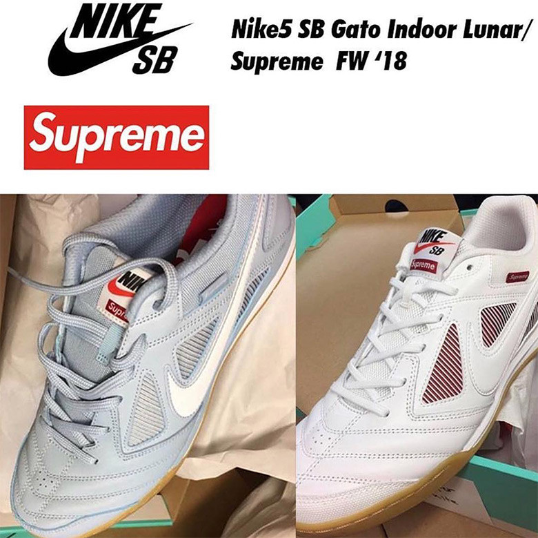 Nike,Supreme,发售,Nike5 SB Lunar Supreme x Nike 最新联名鞋曝光!极具复古属性的室内足球鞋 Nike,Supreme,发售,Nike5 SB Lunar Supreme x Nike 最新联名鞋曝光!极具复古属性的室内足球鞋