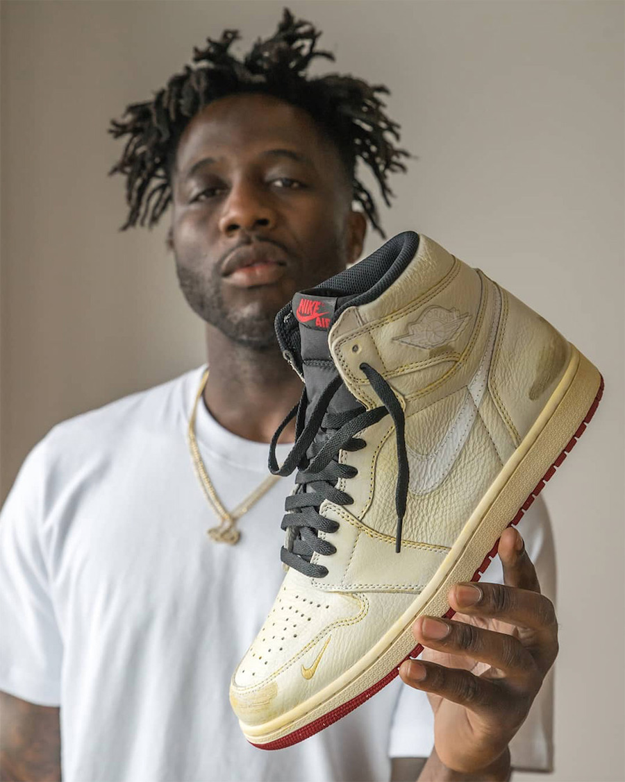 Jordan Brand,Air Jordan 1,AJ1, 超多细节的诚意之作!做旧处理 Nigel x AJ1 致敬元年配色 Jordan Brand,Air Jordan 1,AJ1, 超多细节的诚意之作!做旧处理 Nigel x AJ1 致敬元年配色