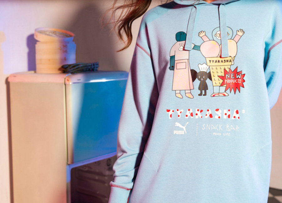 puma 把食物穿在身上!全新 PUMA x TYAKASHA 联名系列现已发售! puma 把食物穿在身上!全新 PUMA x TYAKASHA 联名系列现已发售!