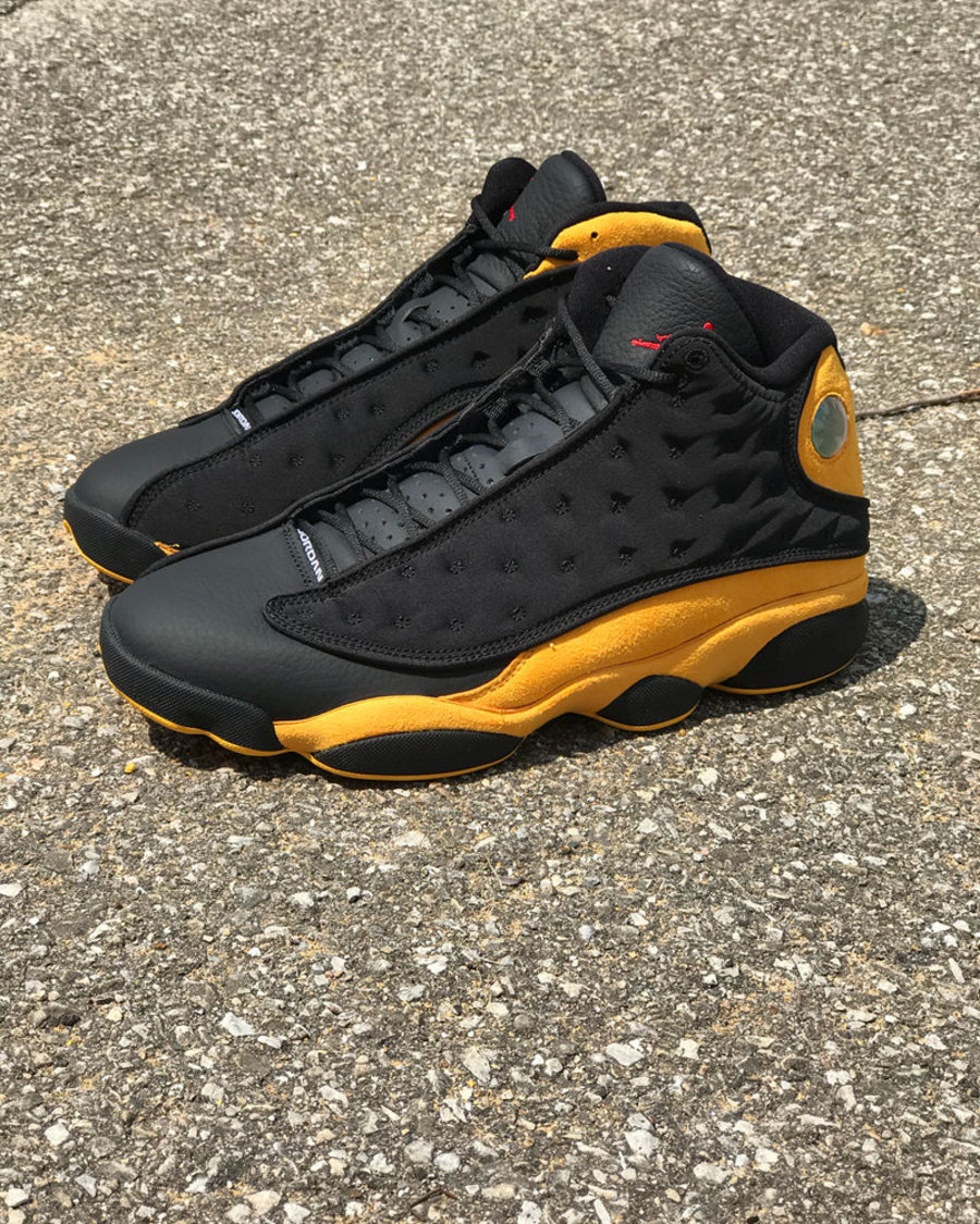 Air Jordan 13,AJ13,414571-035, 用料规格颇高!Air Jordan 13 橡树山高中黑黄配色实物图赏 Air Jordan 13,AJ13,414571-035, 用料规格颇高!Air Jordan 13 橡树山高中黑黄配色实物图赏