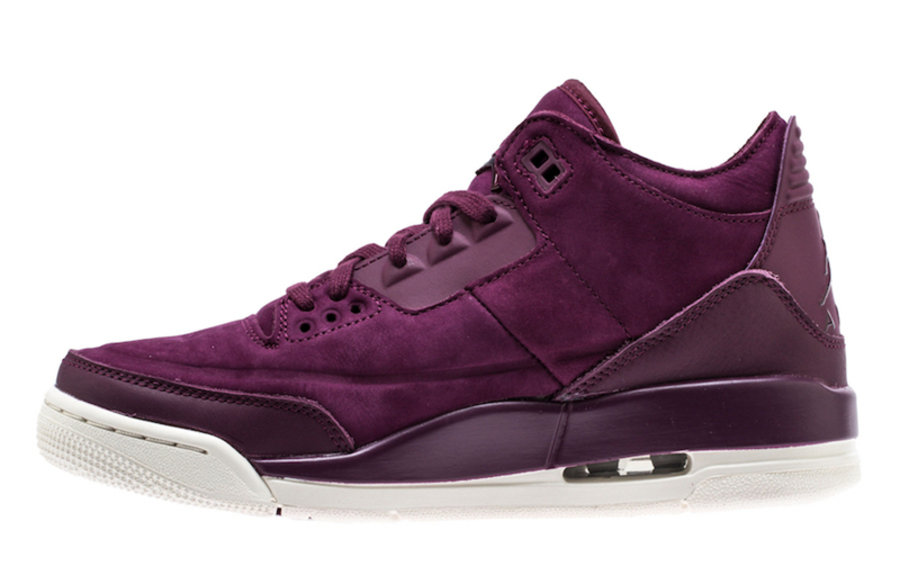 AJ3,Air Jordan 3,发售,AH7859-600 高贵奢华!酒红麂皮 Air Jordan 3 “Bordeaux” 下月发售 AJ3,Air Jordan 3,发售,AH7859-600 高贵奢华!酒红麂皮 Air Jordan 3 “Bordeaux” 下月发售