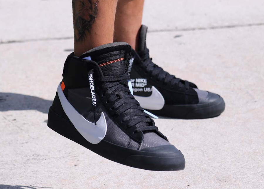 OFF-WHITE,Nike,Blazer,Grim Rea 超高人气联名!OW x Blazer 全新配色实物上脚美图欣赏 OFF-WHITE,Nike,Blazer,Grim Rea 超高人气联名!OW x Blazer 全新配色实物上脚美图欣赏
