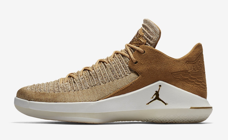 Jordan Brand,Air Jordan 32 Low 奢华金靴!Air Jordan 32 Low “Wheat” 即将发售 Jordan Brand,Air Jordan 32 Low 奢华金靴!Air Jordan 32 Low “Wheat” 即将发售