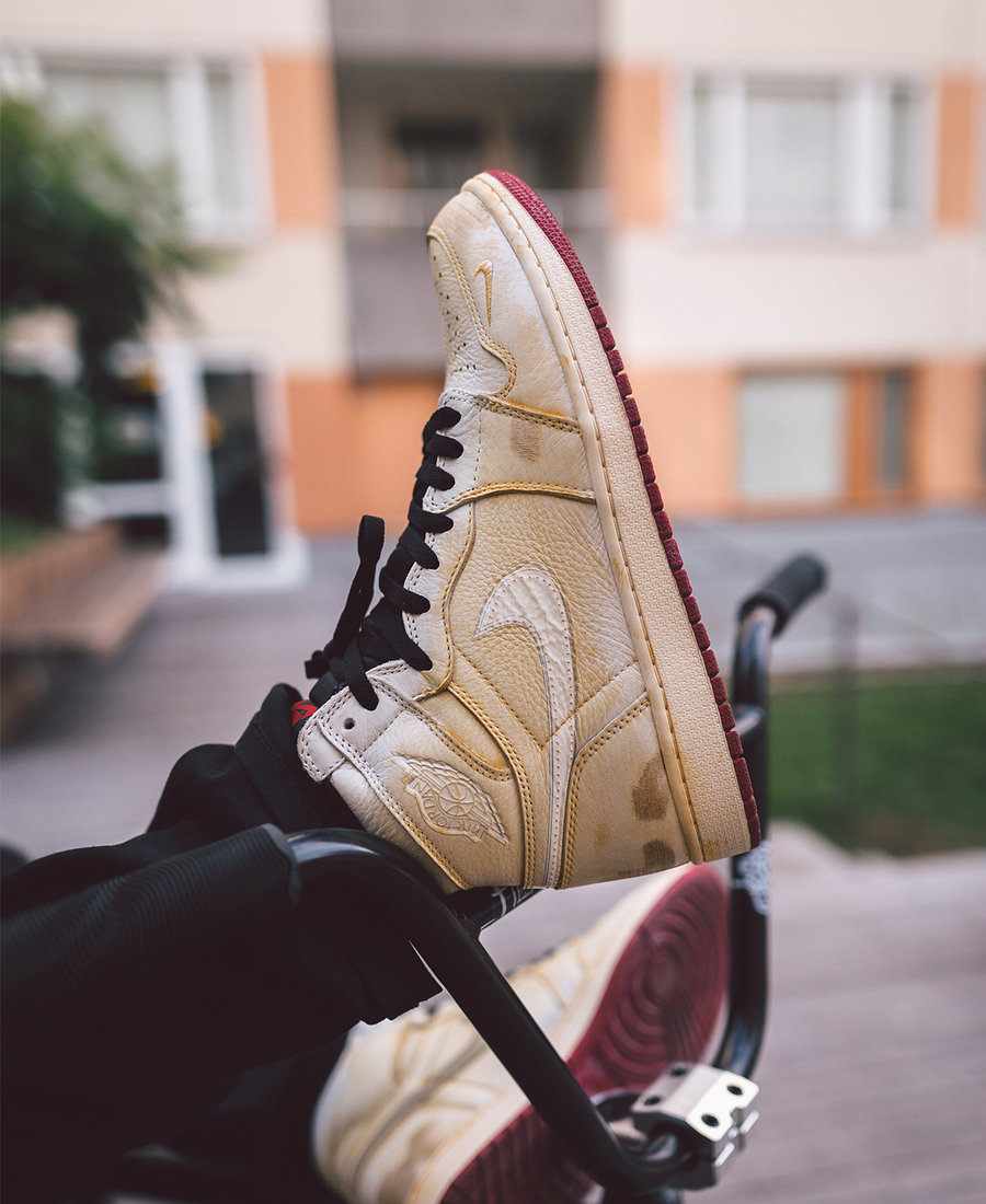 Jordan Brand,Nigel Sylvester,A 一双 “破鞋” 预售近 5K!这双脏兮兮的联名 Air Jordan 1 本周发售 Jordan Brand,Nigel Sylvester,A 一双 “破鞋” 预售近 5K!这双脏兮兮的联名 Air Jordan 1 本周发售