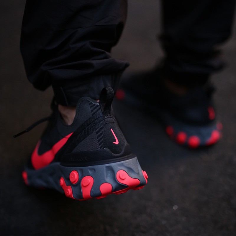 Nike,React Element 55,BQ6166-0 机能实穿性!Nike React Element 55 黑红配色上脚欣赏 Nike,React Element 55,BQ6166-0 机能实穿性!Nike React Element 55 黑红配色上脚欣赏