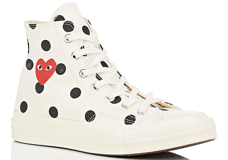 Converse,Comme des Garçons PLA 招牌波点元素!CDG PLAY 联名匡威 CT '70s 最新一季鞋款释出 Converse,Comme des Garçons PLA 招牌波点元素!CDG PLAY 联名匡威 CT '70s 最新一季鞋款释出