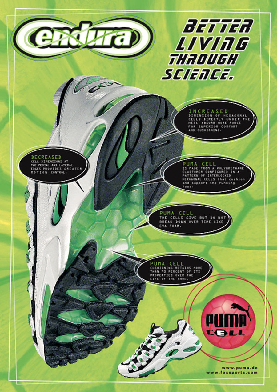 CELL,PUMA,Endura 经典蜂窝缓震回归!PUMA CELL Endura 即将复刻登场 CELL,PUMA,Endura 经典蜂窝缓震回归!PUMA CELL Endura 即将复刻登场