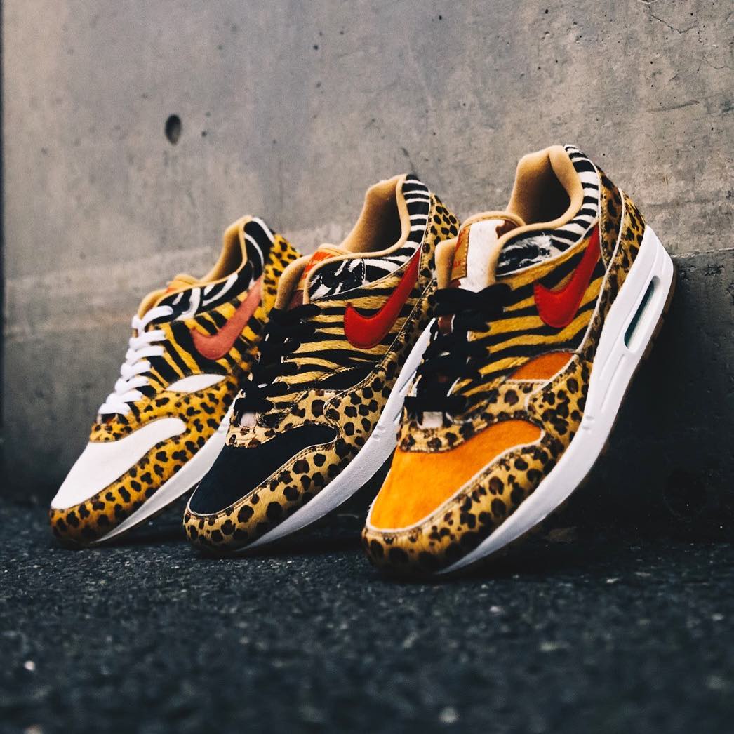 Nike,Atoms,Air, 哪双最好看?日本潮店 atmos 晒出多款 Air Max 1 “Animal” Nike,Atoms,Air, 哪双最好看?日本潮店 atmos 晒出多款 Air Max 1 “Animal”
