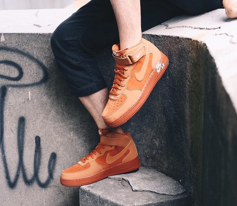 Nike,Air Force 1 Mid,Orange,31 这双 “小麦” 有点特别!Air Force 1 Mid 全新设计配色释出 Nike,Air Force 1 Mid,Orange,31 这双 “小麦” 有点特别!Air Force 1 Mid 全新设计配色释出