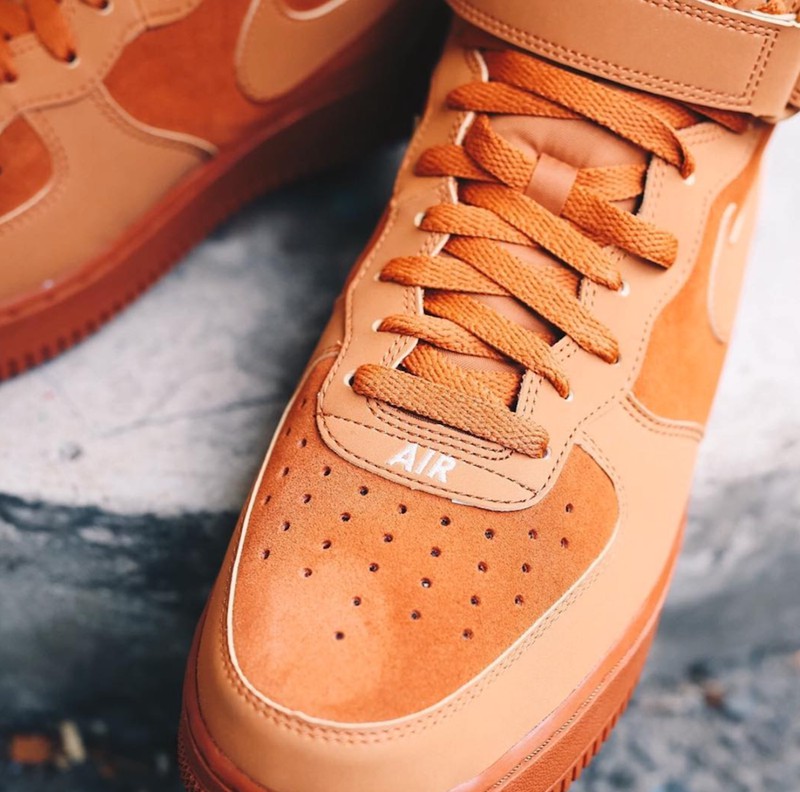 Nike,Air Force 1 Mid,Orange,31 这双 “小麦” 有点特别!Air Force 1 Mid 全新设计配色释出 Nike,Air Force 1 Mid,Orange,31 这双 “小麦” 有点特别!Air Force 1 Mid 全新设计配色释出