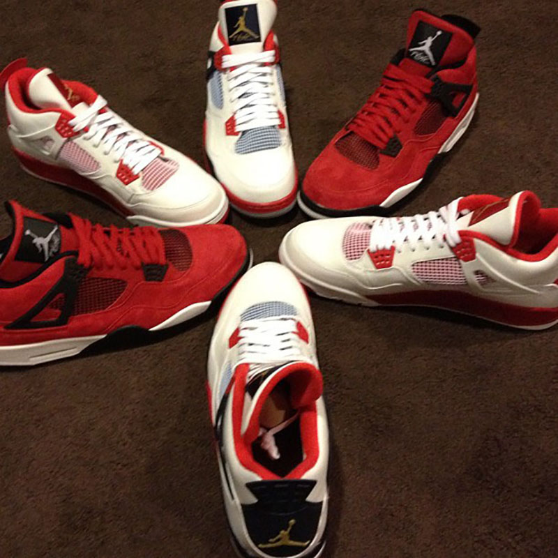 Air Jordan 4,AJ4,Melo,PE 超高人气大红 AJ4 明年复刻!还将是安东尼 PE 的麂皮版本! Air Jordan 4,AJ4,Melo,PE 超高人气大红 AJ4 明年复刻!还将是安东尼 PE 的麂皮版本!