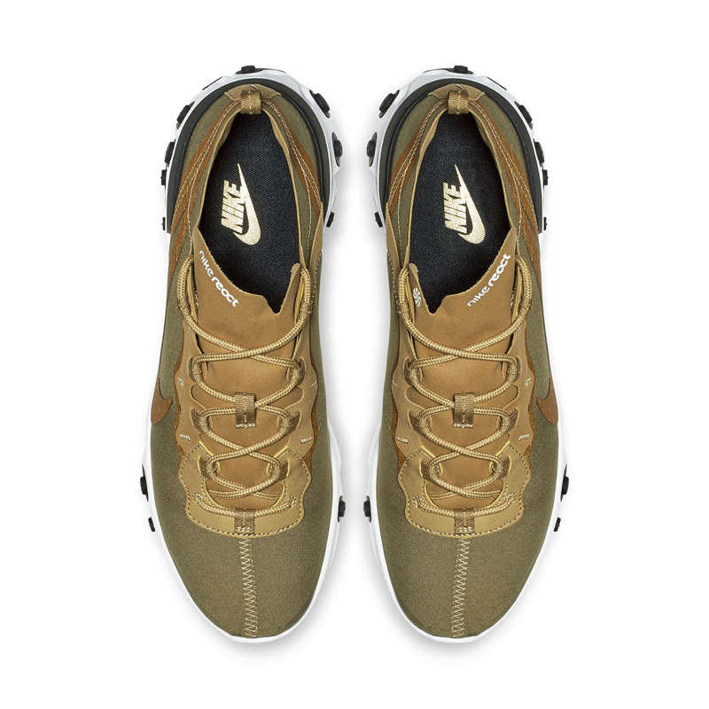 Nike,React Element 55,发售 秋冬版本 + 军事装扮!React Element 55 全新配色即将发售 Nike,React Element 55,发售 秋冬版本 + 军事装扮!React Element 55 全新配色即将发售