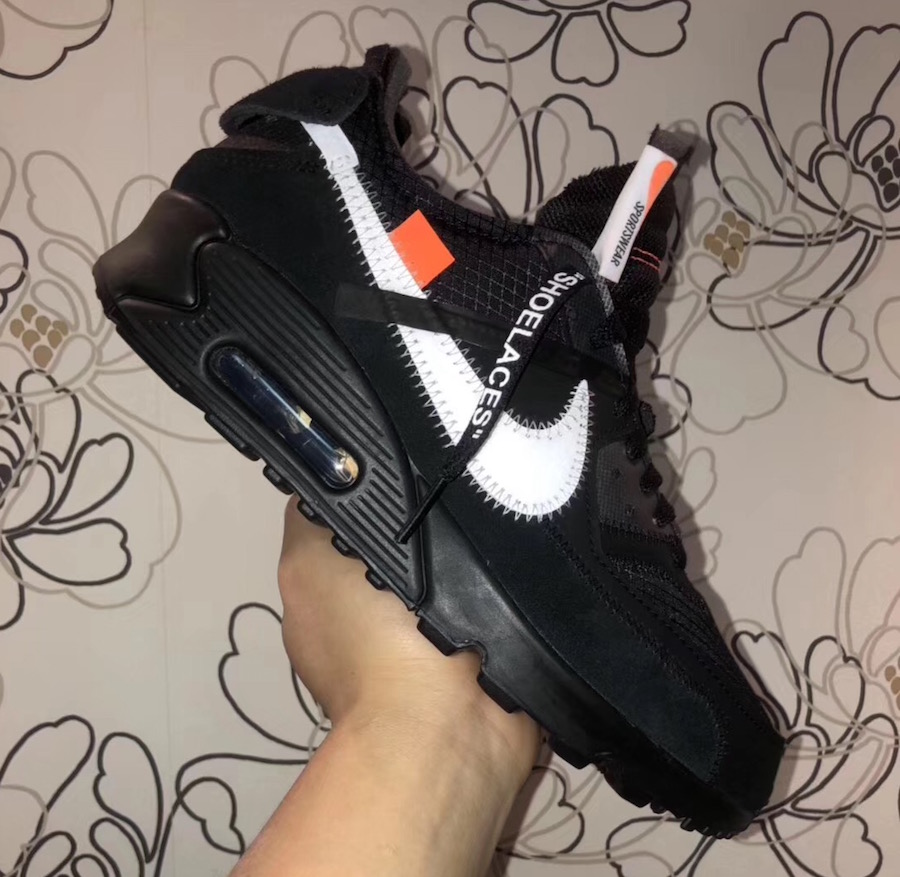 Nike,OFF-WHITE,Air Max 90 实物首次曝光!全黑 OFF-WHITE x Air Max 90 秋季发售! Nike,OFF-WHITE,Air Max 90 实物首次曝光!全黑 OFF-WHITE x Air Max 90 秋季发售!
